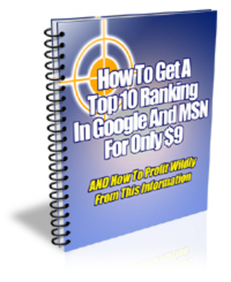 Product picture 10 Ranking In Google And MSN - PLR Rights Included